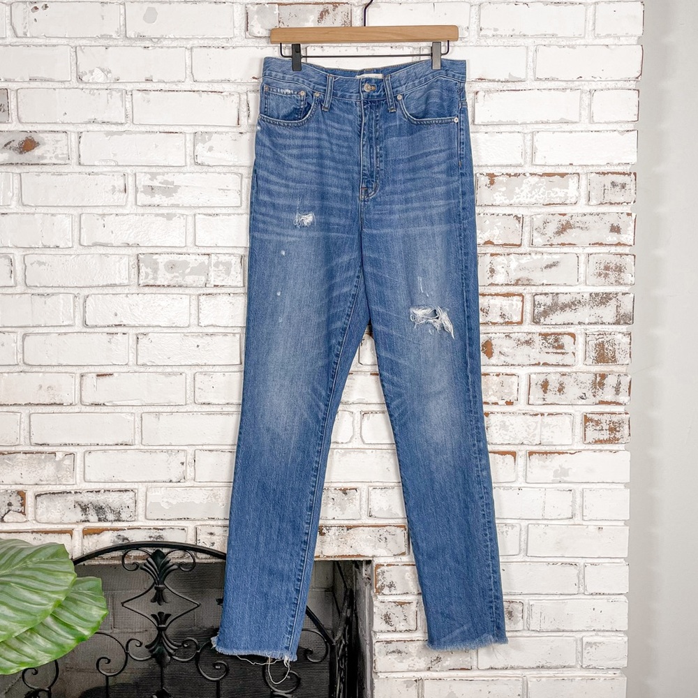 Madewell Women's Straight Leg Jeans - Blue